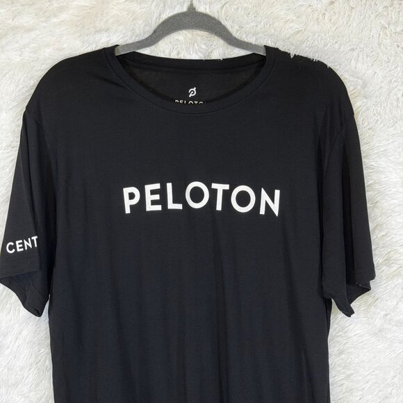Peloton Reach 100 Short Sleeve Unisex Shirt Size L Black - Picture 3 of 7